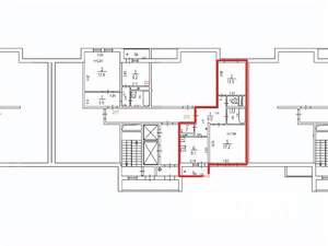 Студия квартира, вторичка, 54м2, 1/18 этаж